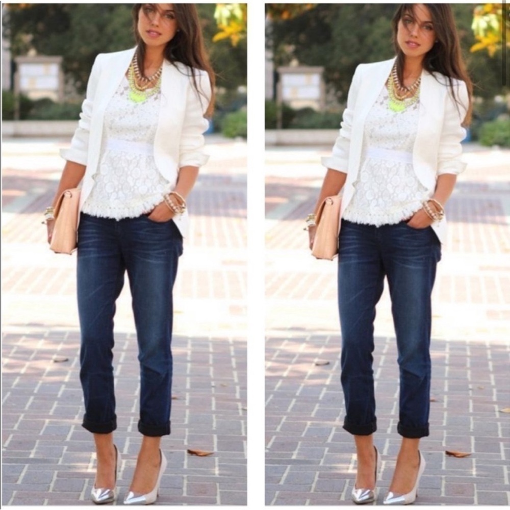 Nanette Lepore Amour Slim Boyfriend High Waist Designer Jeans